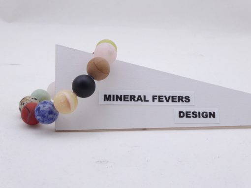 Multi Color kwarts agaat armband A MUL 14 mm