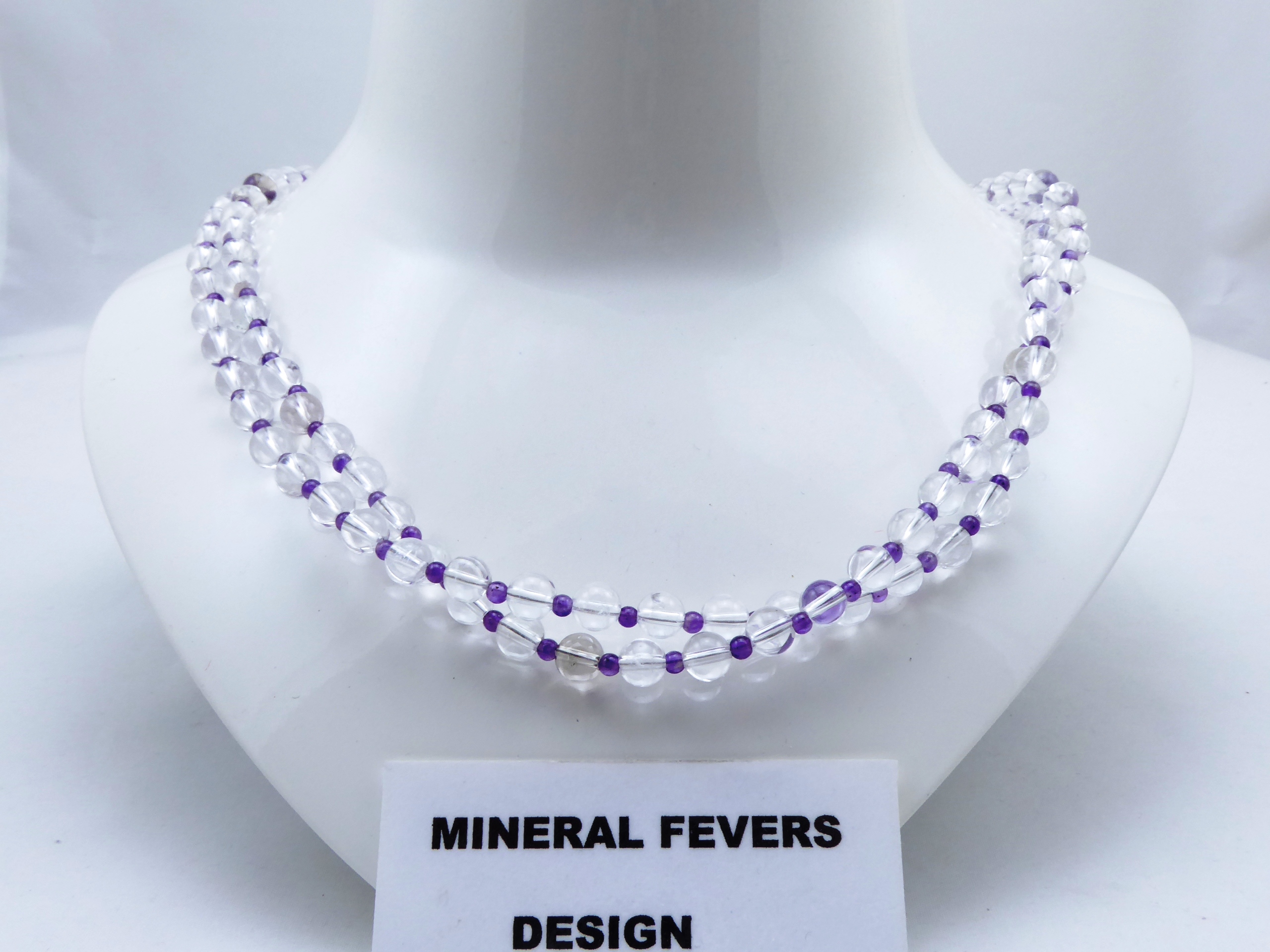 Indirect pin gaan beslissen Bergkristal ketting K BER 243 - Mineral Fevers Design.